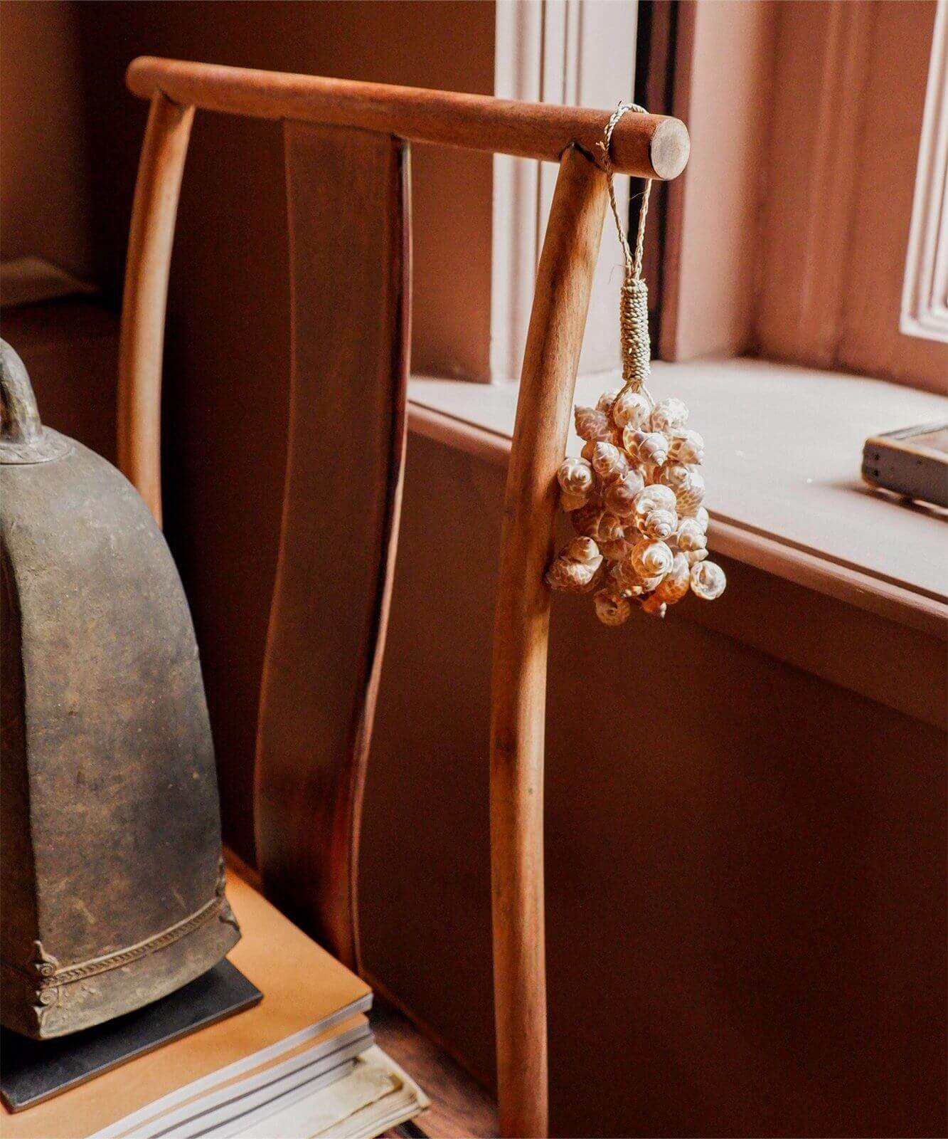 Pompon de Coquillages Leopard Medium