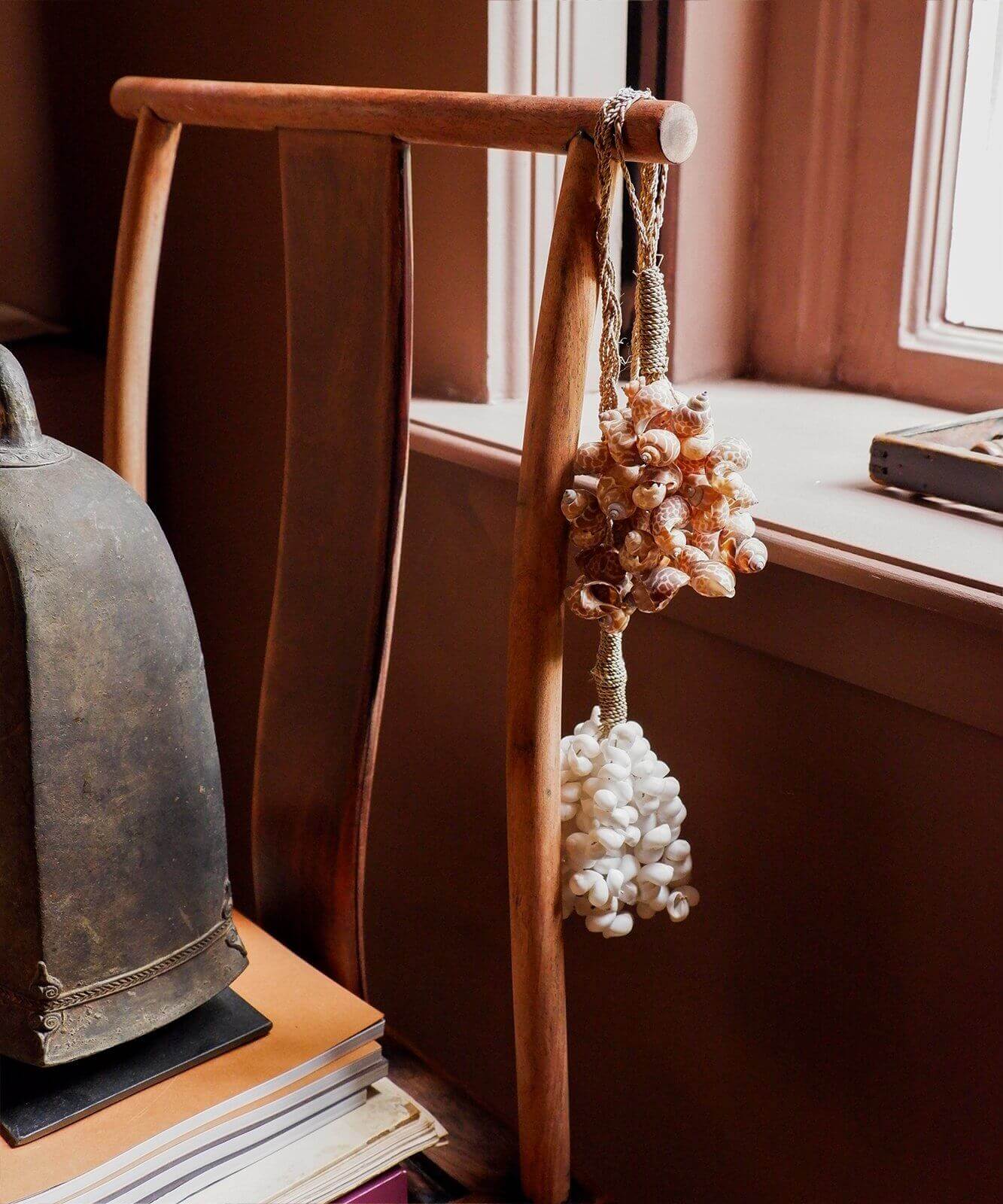 Pompon de Coquillages Leopard Medium