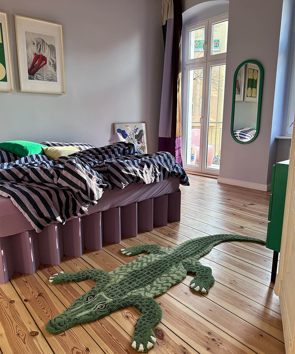Tapis Coolio Crocodile Large
