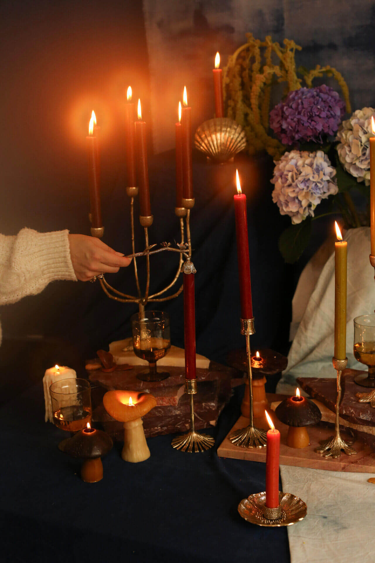 Misty Tree Kandelaar 31 cm