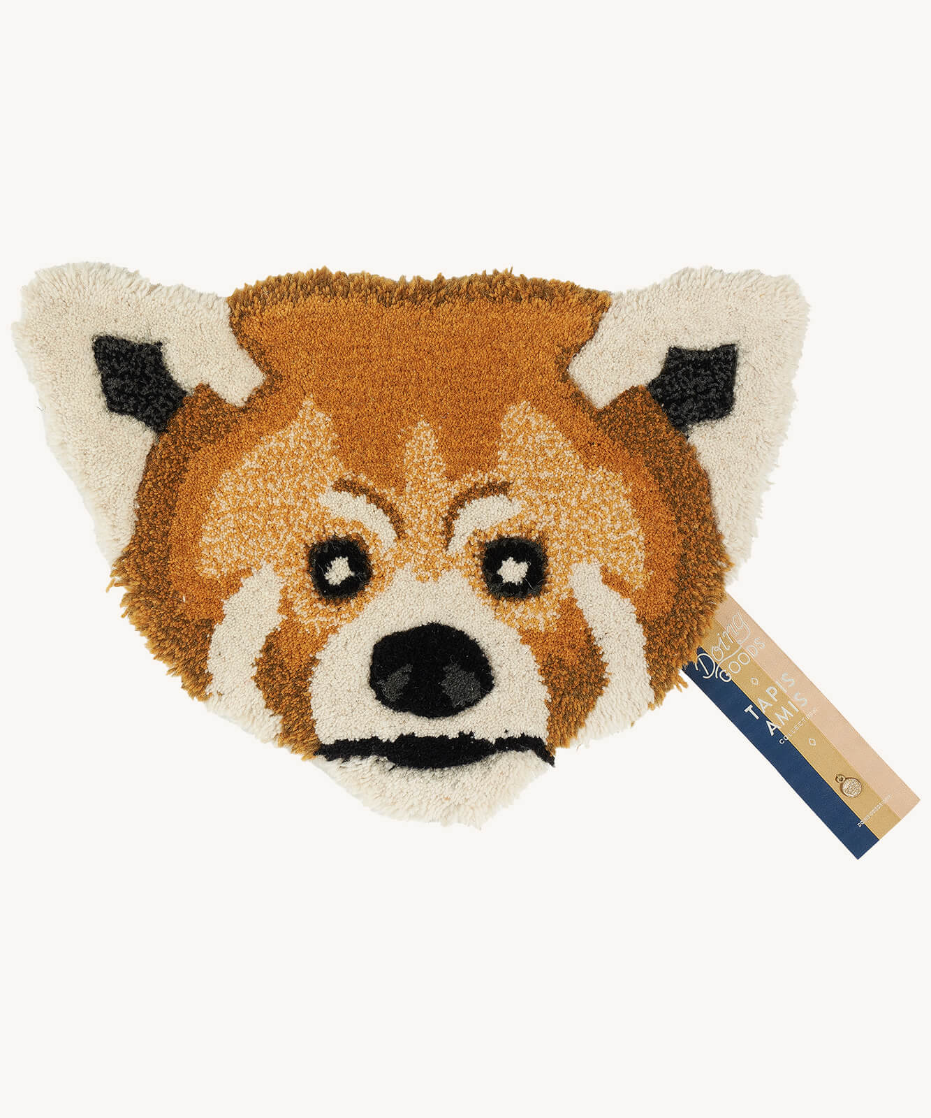Perky Panda Head Rug Doing Goods