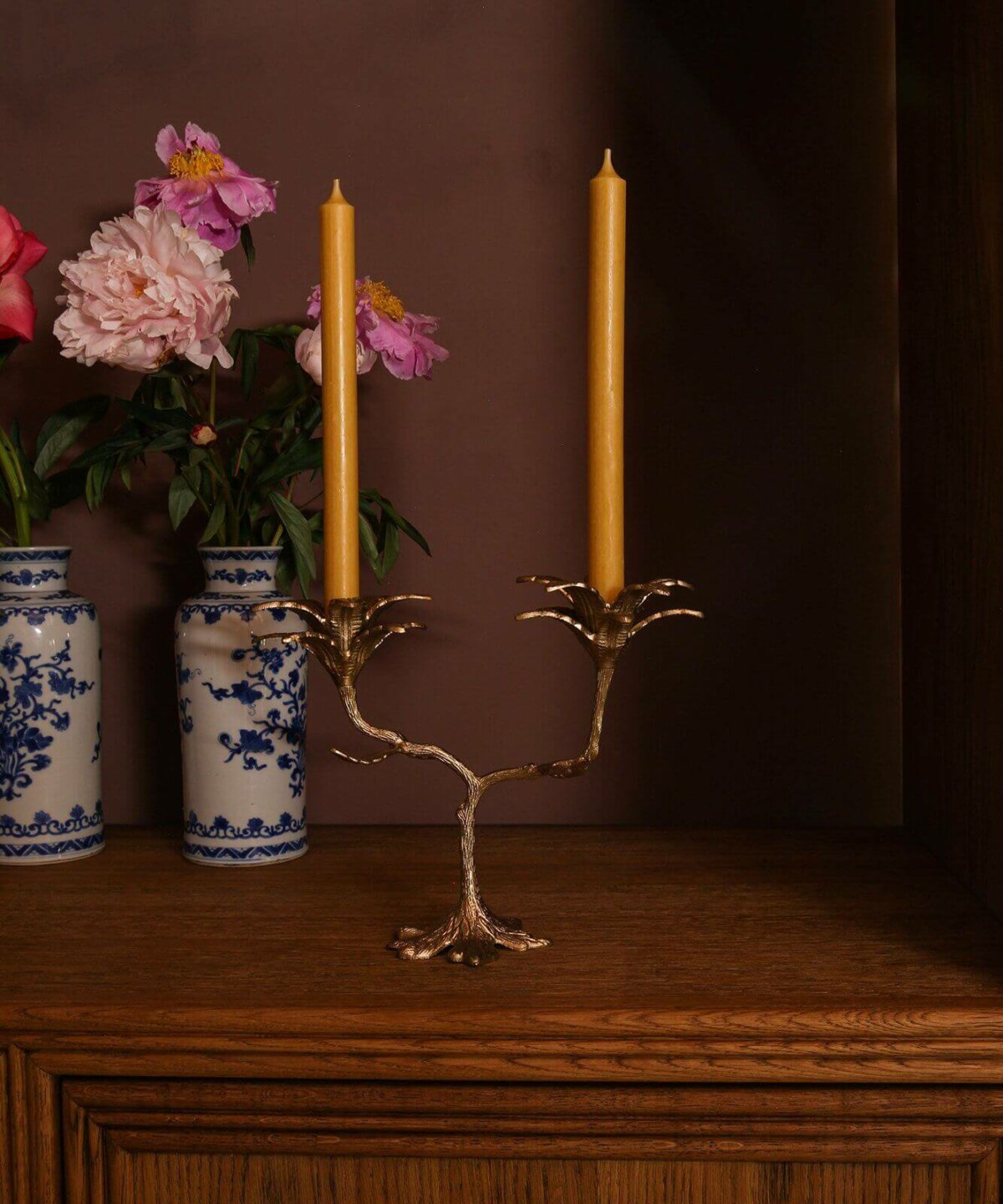 Palash Palm Candle Holder