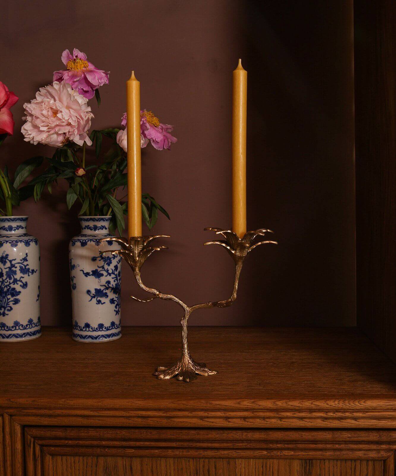 Palash Palm Candle Holder