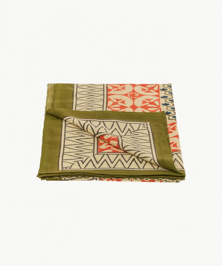 Faina Double Throw in Tote Bag