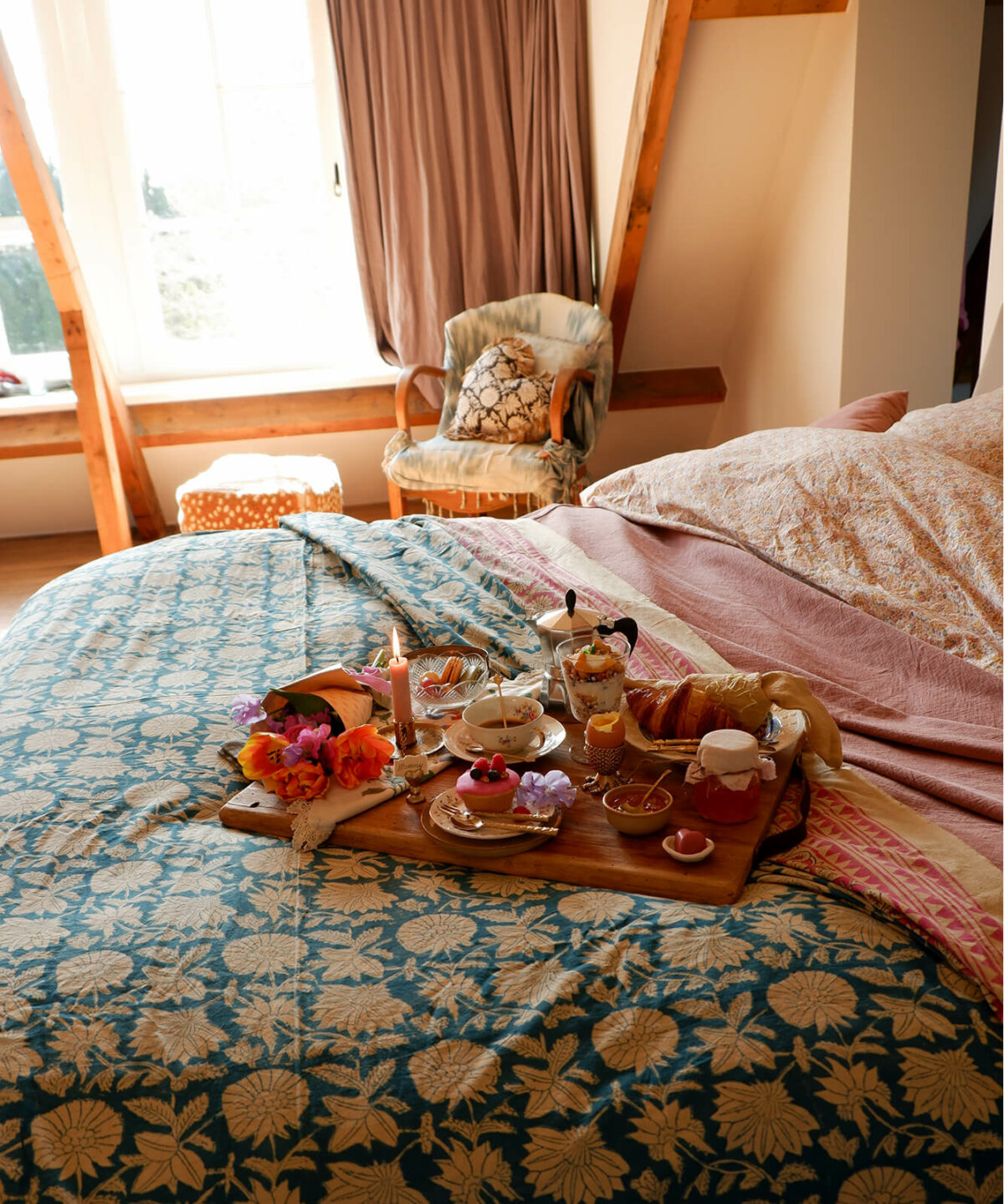 Lullaby Double Throw in Tote Bag