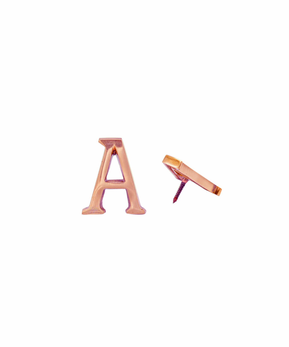 Copper Brass Letter A