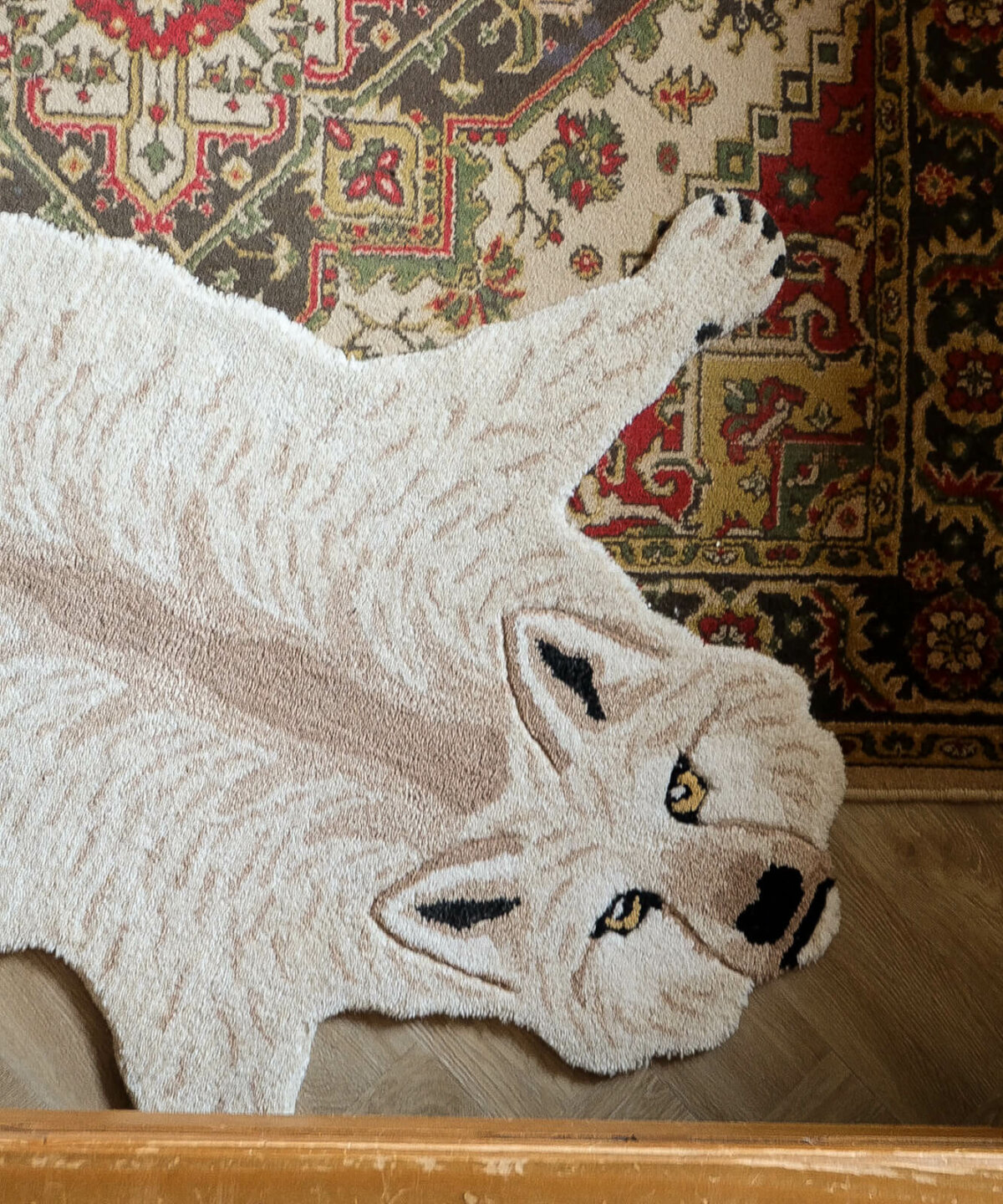 Woozy Wolf Rug Large