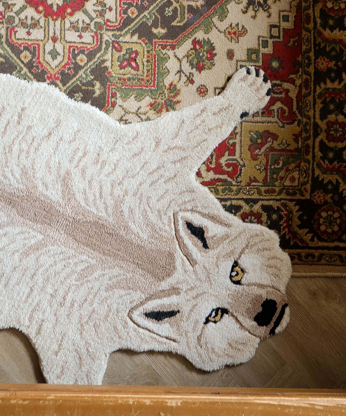 Woozy Wolf Rug Large