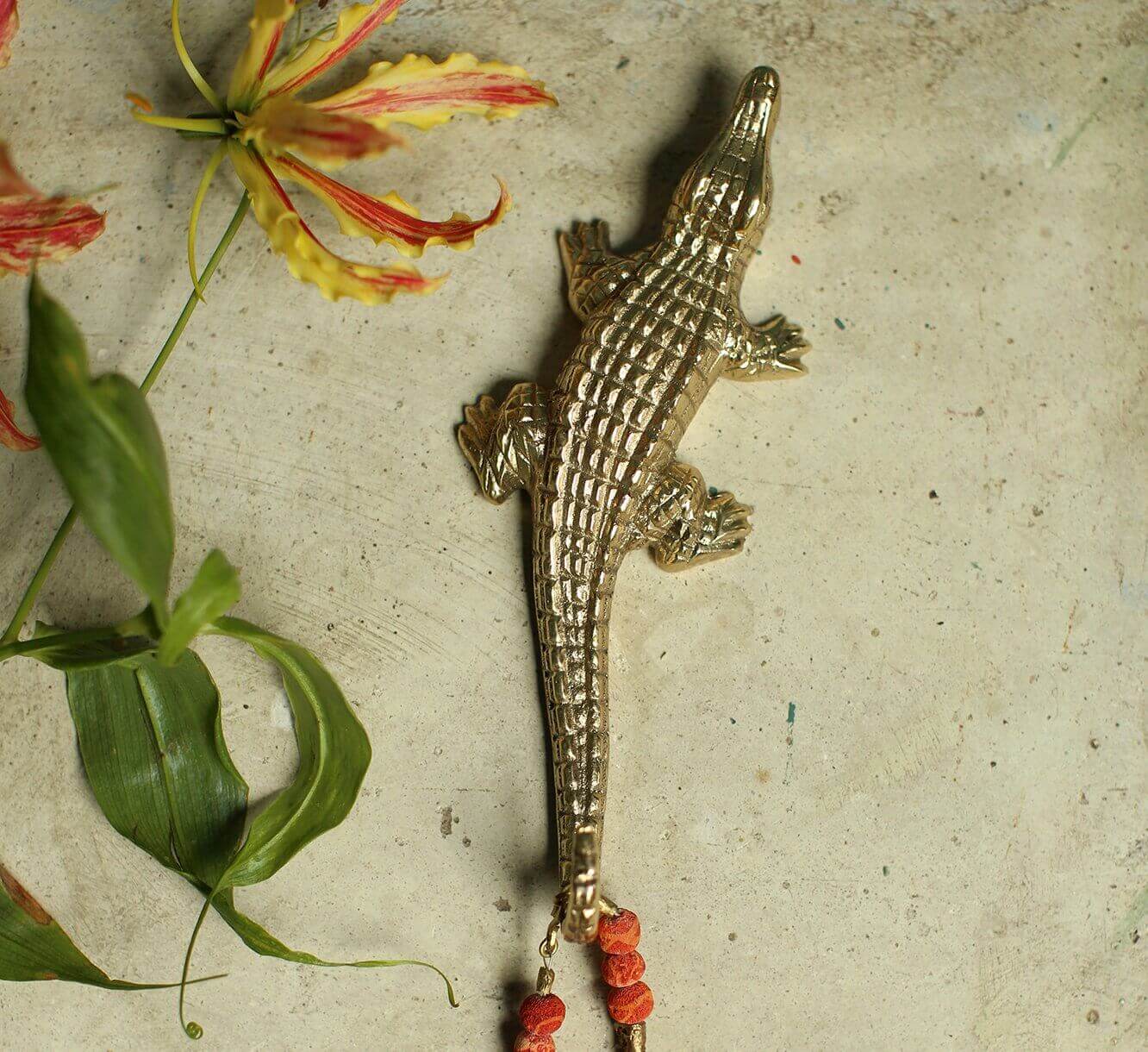 Crochet Chewy Crocodile Large