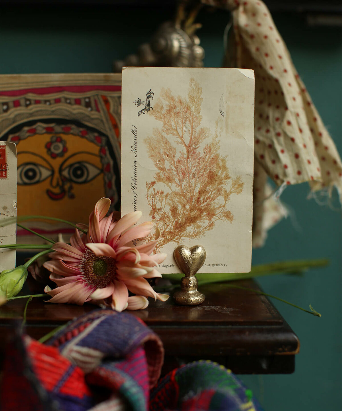 Holly Heart Card Holder