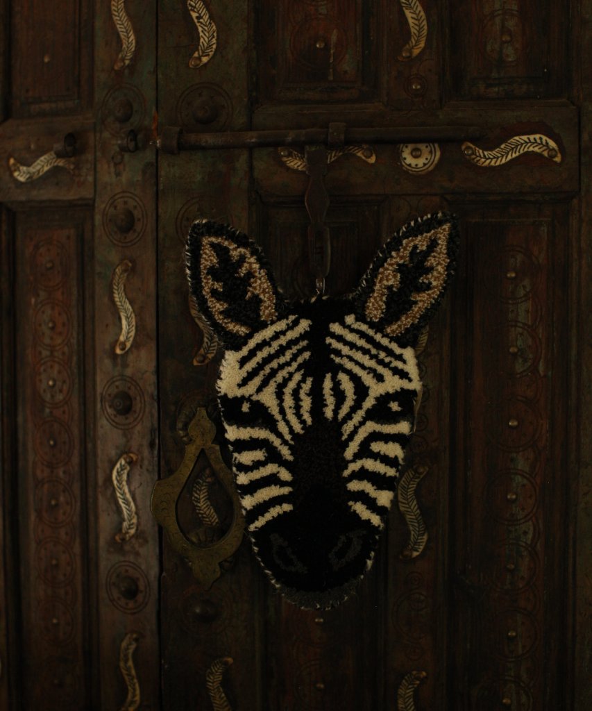 Tapis Tête Stripey Zebra