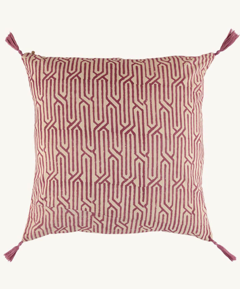 Pink Leopard Pillow Large