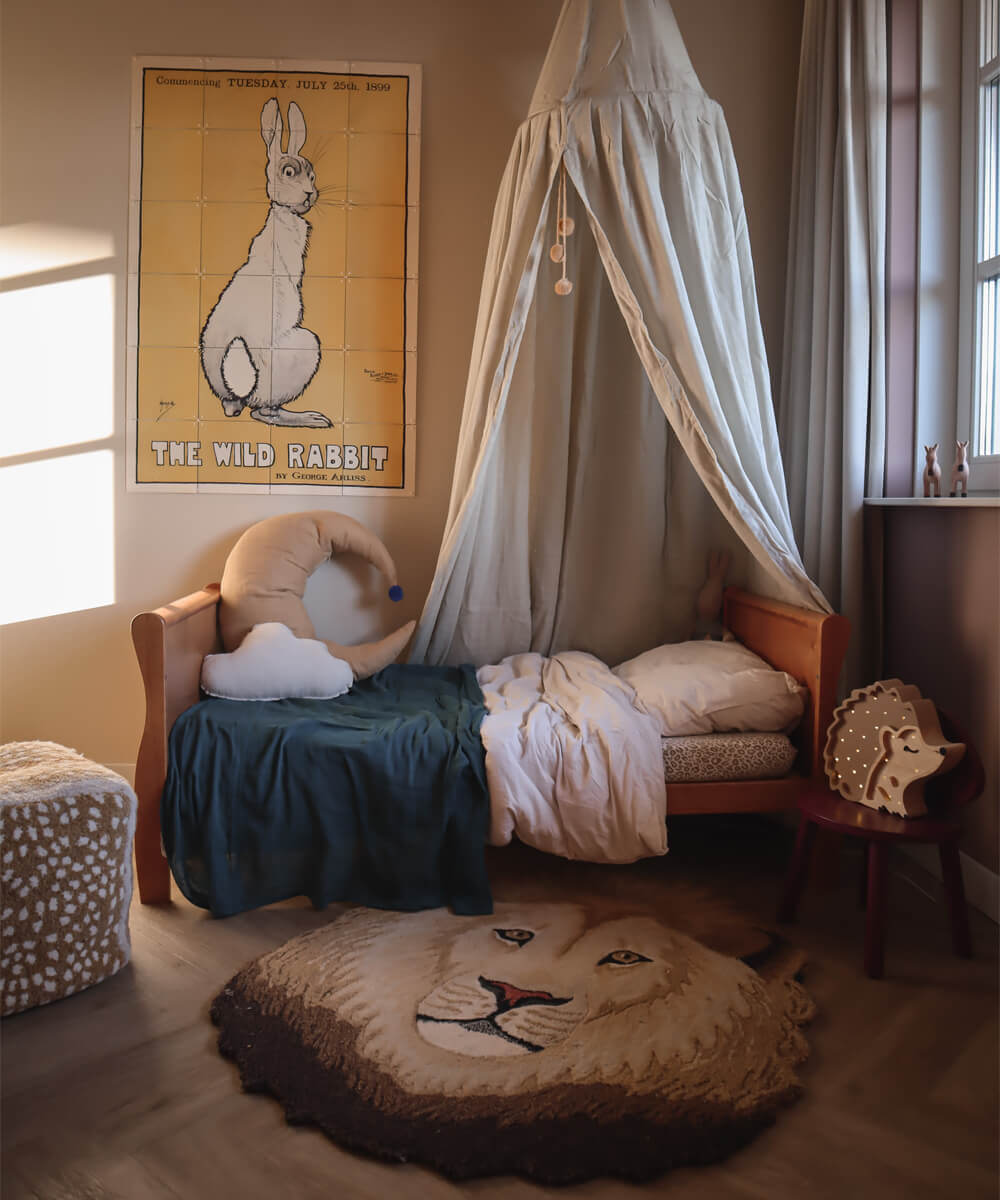 Ari Leeuw Dierenkop Vloerkleed Groot