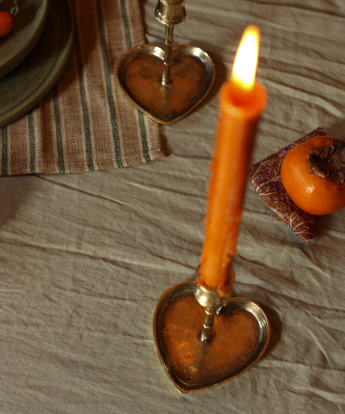 Bodhi Bamboo Heart Candle Holder