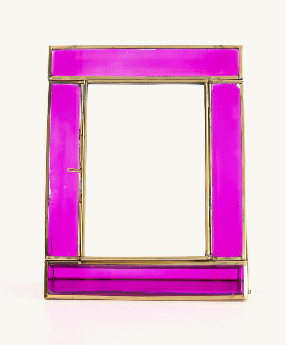 Bonnie Farbiger Rahmen Groß Rubinrosa im Geschenkbox
