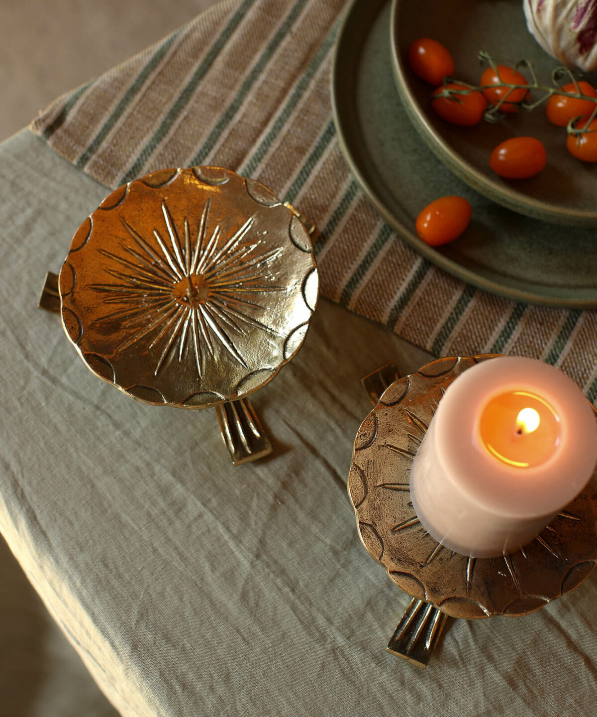 Leya Pillar Candle Holder Ø 13 cm