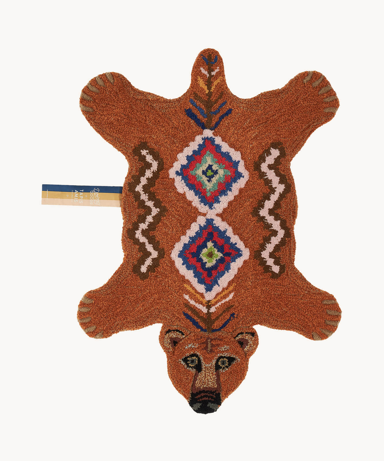 Berber Grizzly Bear Rug Small