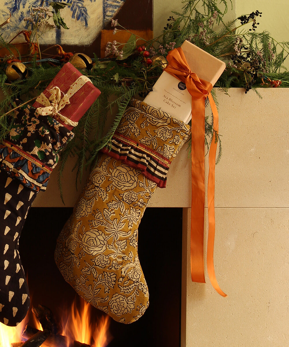 Botanical Christmas Stocking