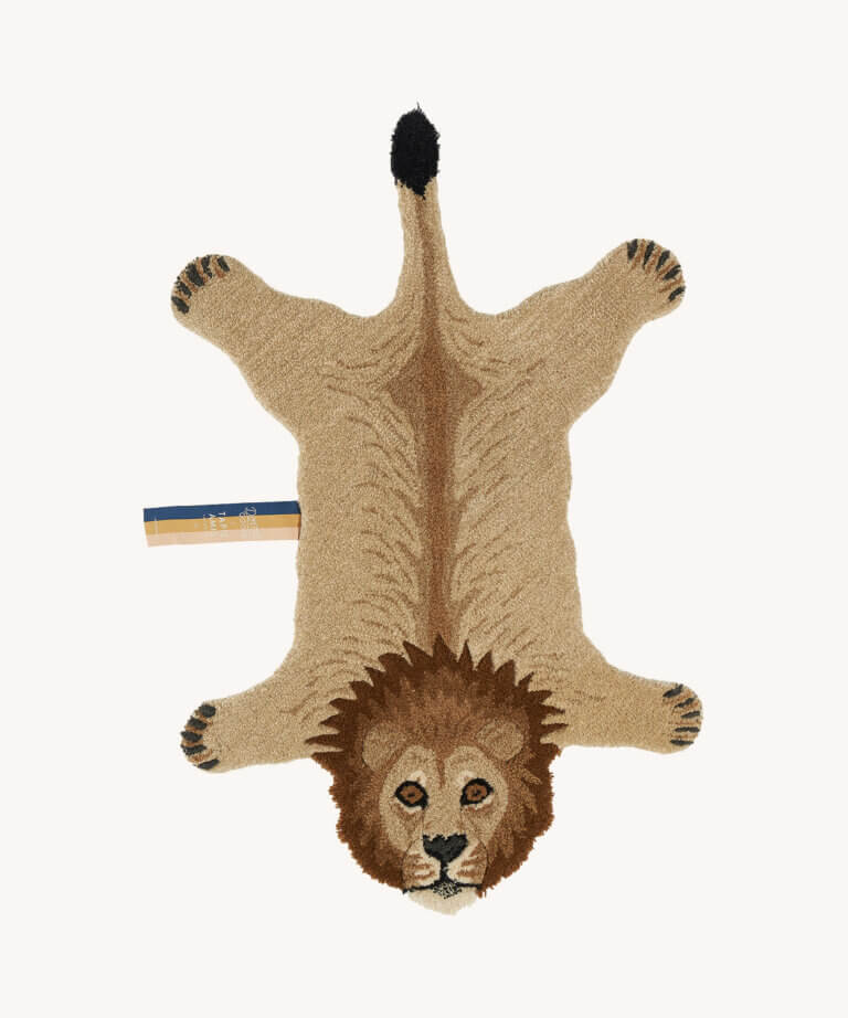 Moody Lion Rug Small