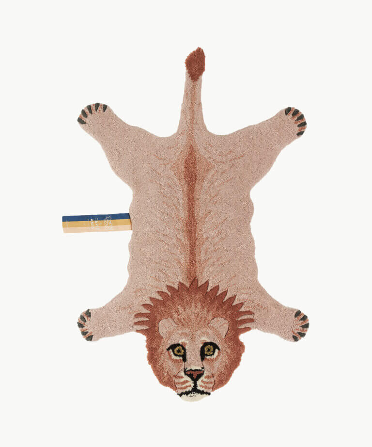 Pinky Lion Rug Small