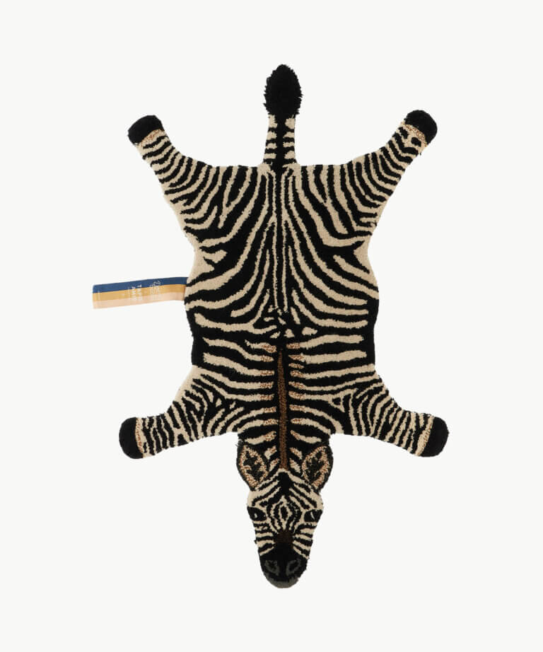 Stripey Zebra Rug Small