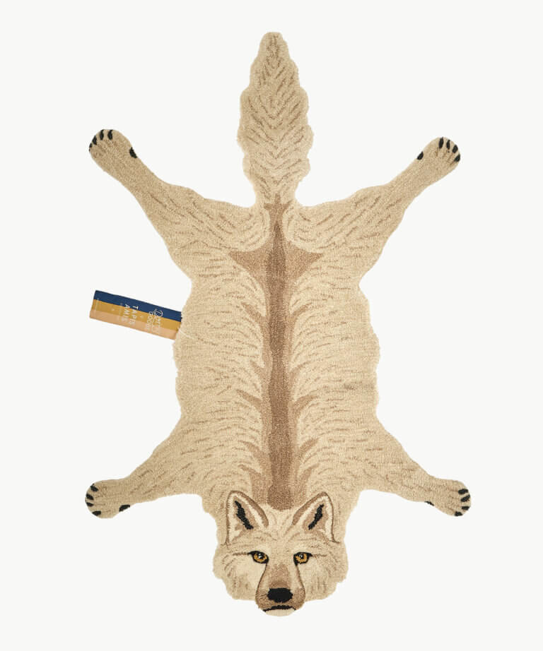 Woozy Wolf Rug Large