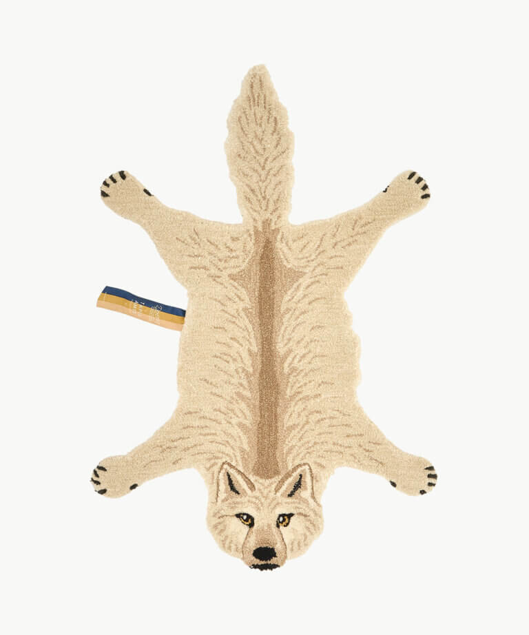 Woozy Wolf Rug Small