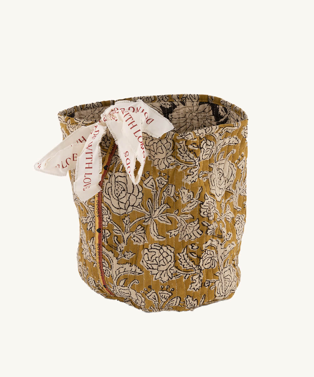 Botanical Fabric Basket Set