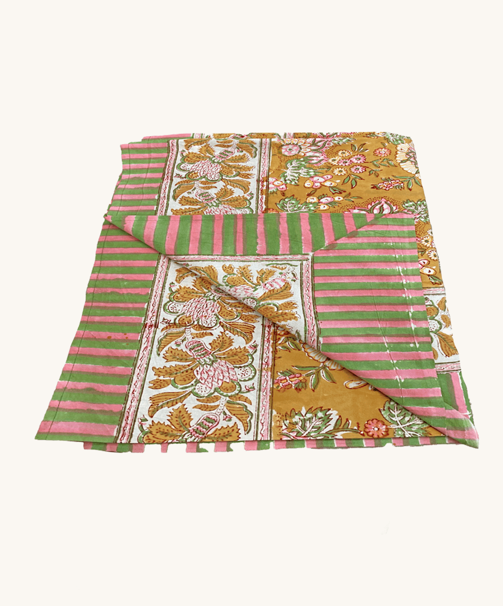 Marigold Single Throw in Tote Bag
