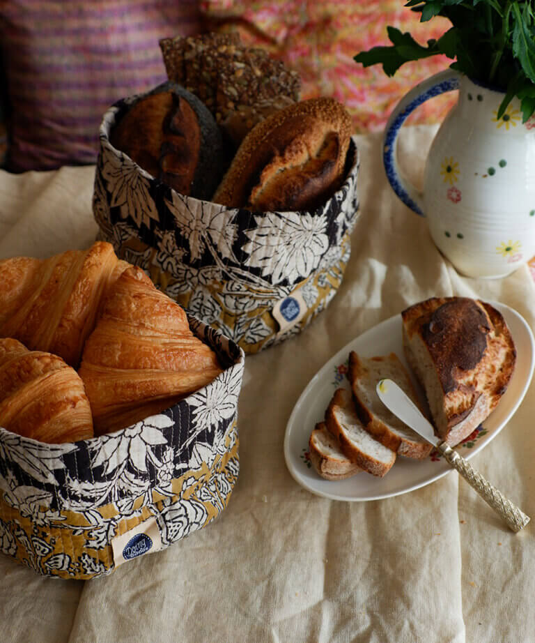 Ensemble de paniers en tissu Botanical