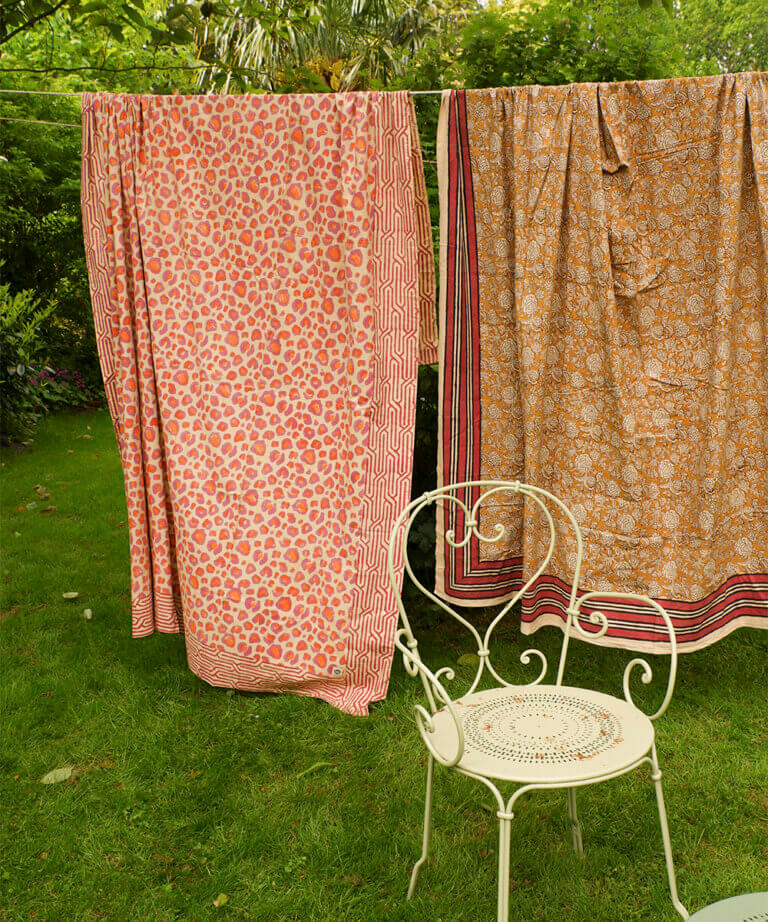 Pink Leopard  Single Plaid in draagtas