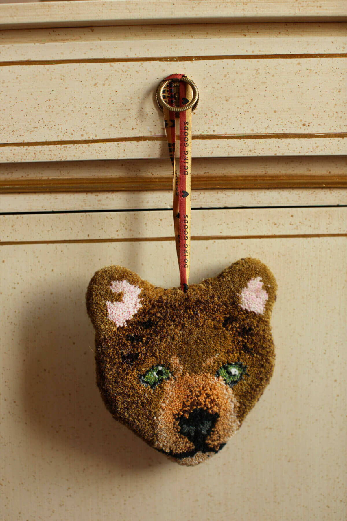 Archie Check Bear Gift Hanger