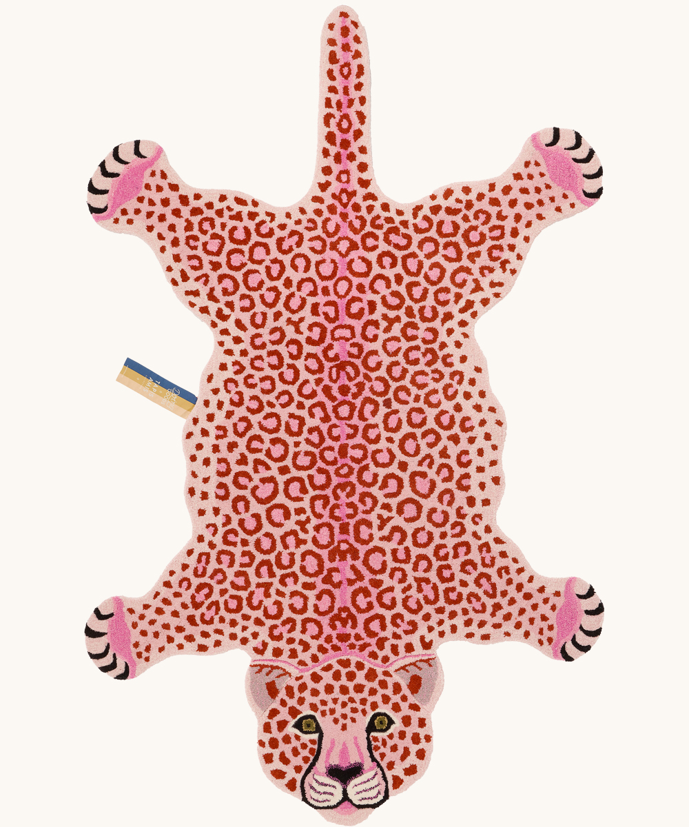 Pinky Leopard Rug XL