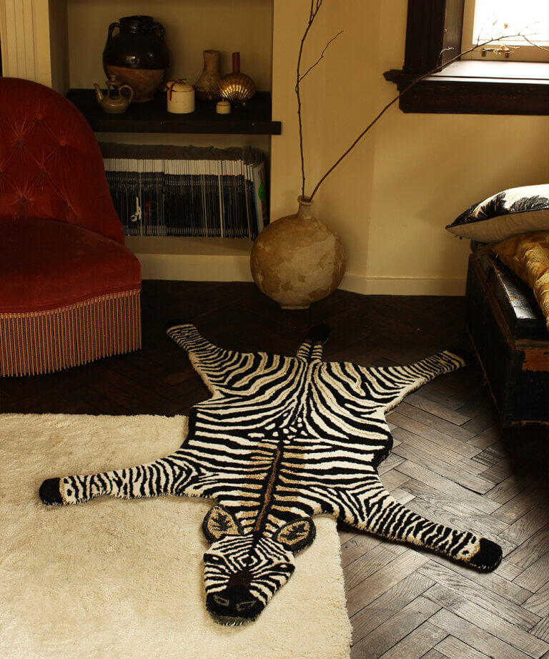 Stripey Zebra Vloerkleed Groot