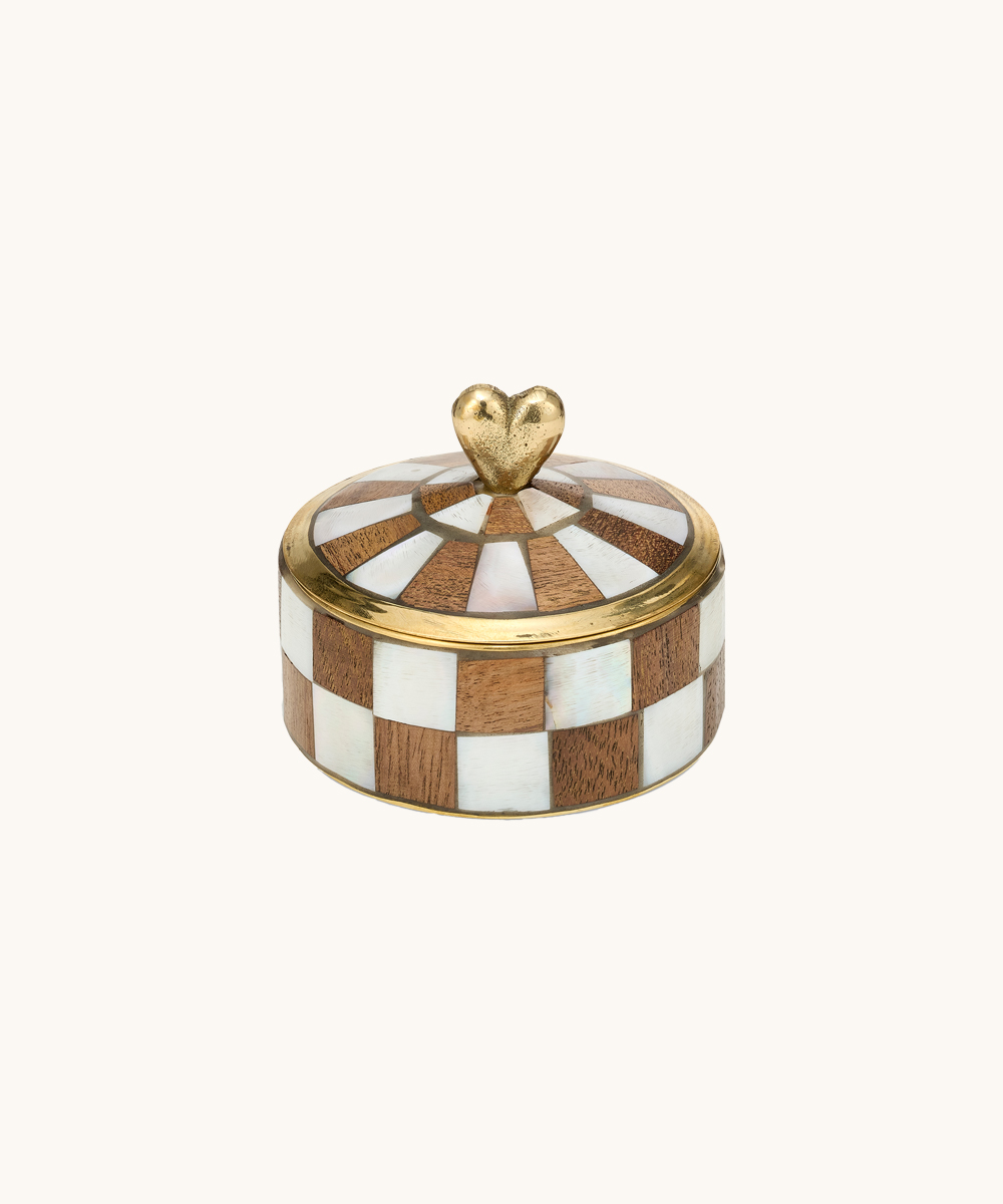 Woody Checkered Circus Box