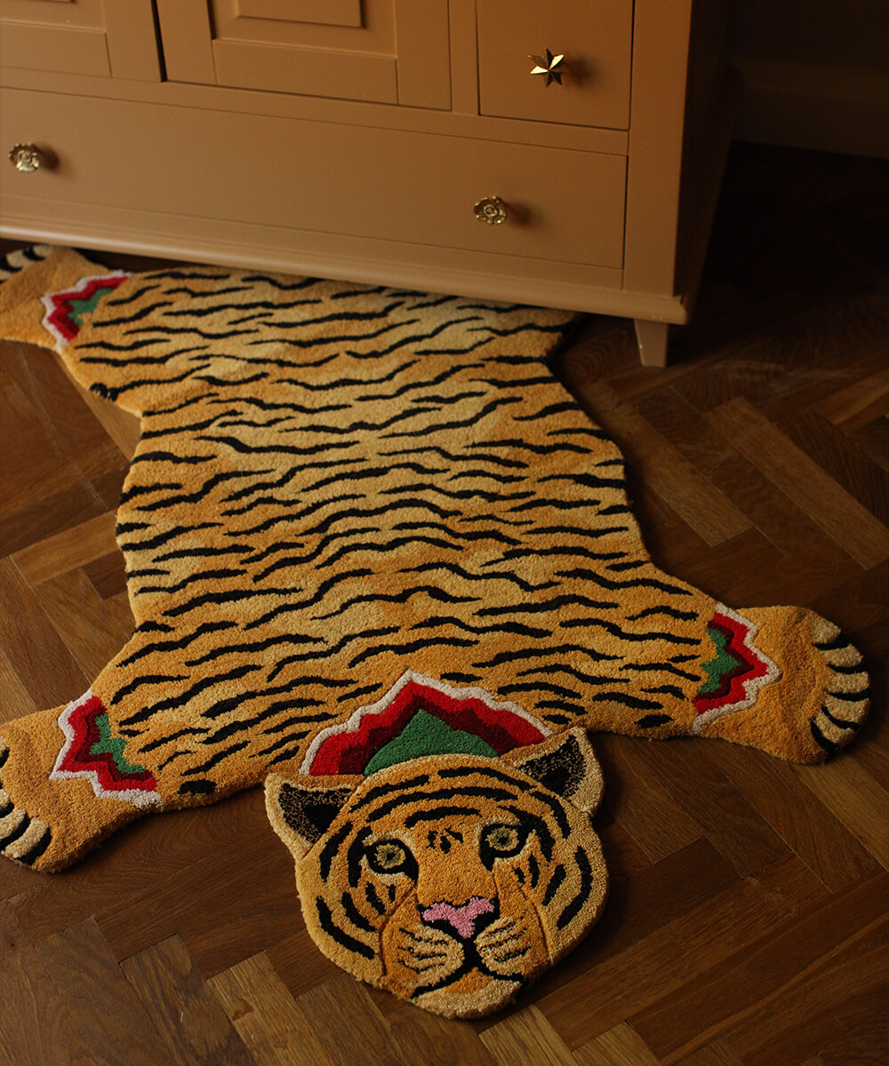 Babul Bombay Tiger Teppich S