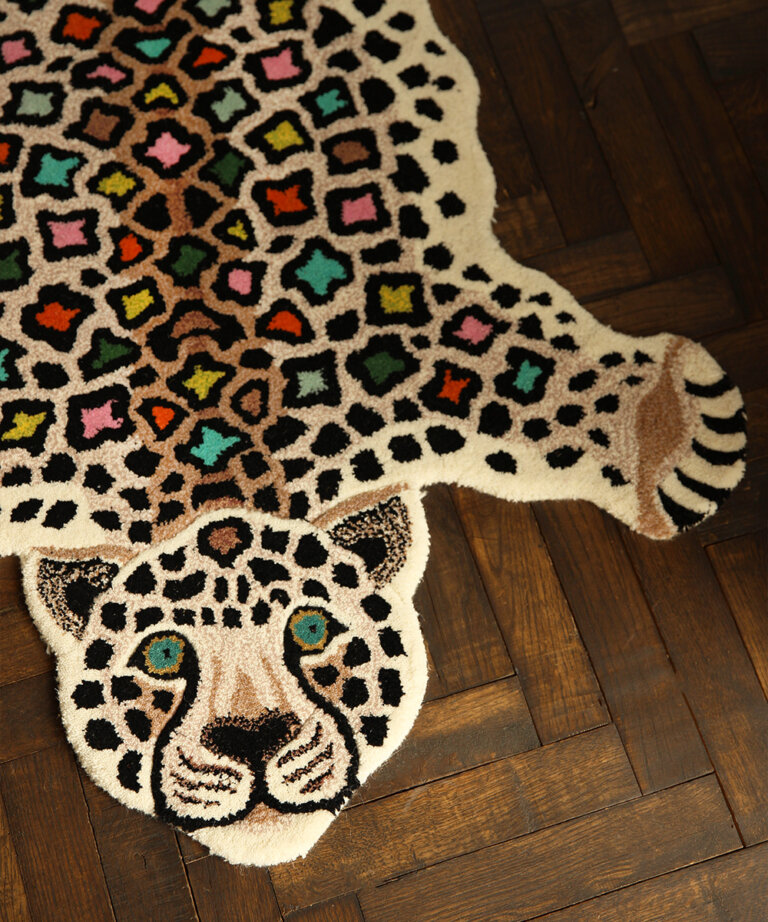 Disco Leopard Teppich L
