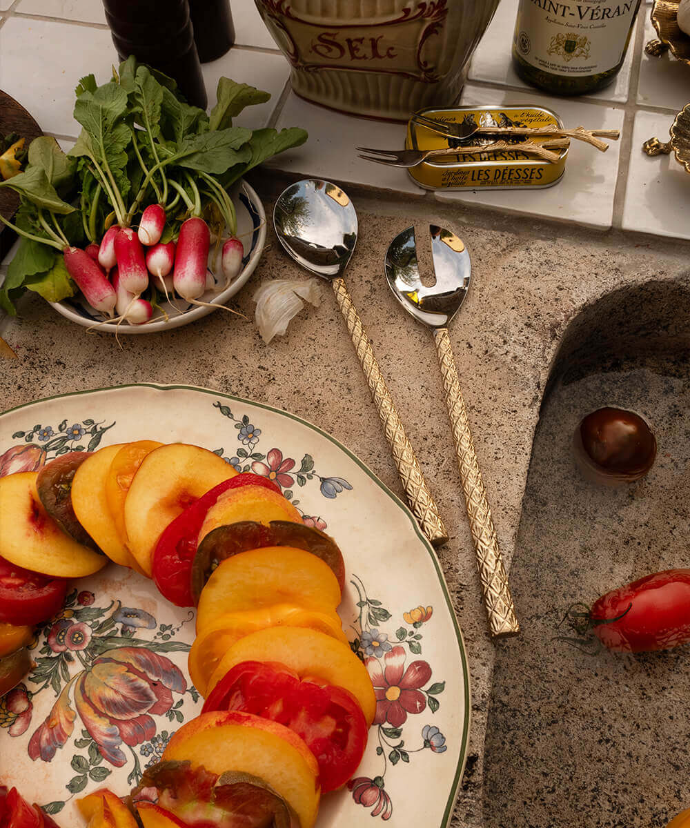 Chameli Salad Server Set of 2 (in giftbox)