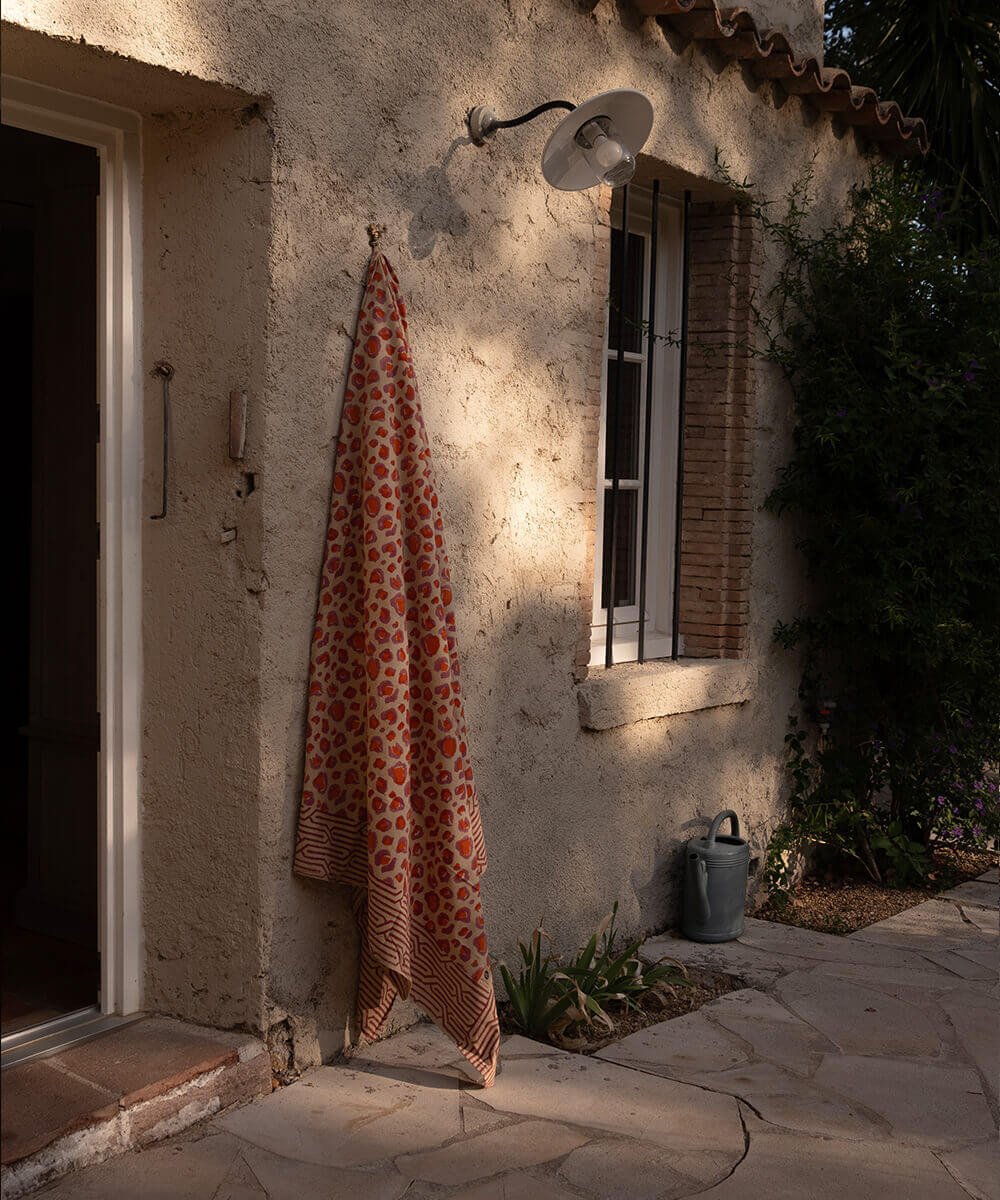 Pink Leopard Double Throw in Tote Bag