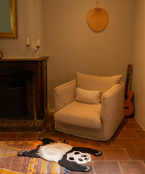 Doing Goods Plumpy Panda Rug - Small