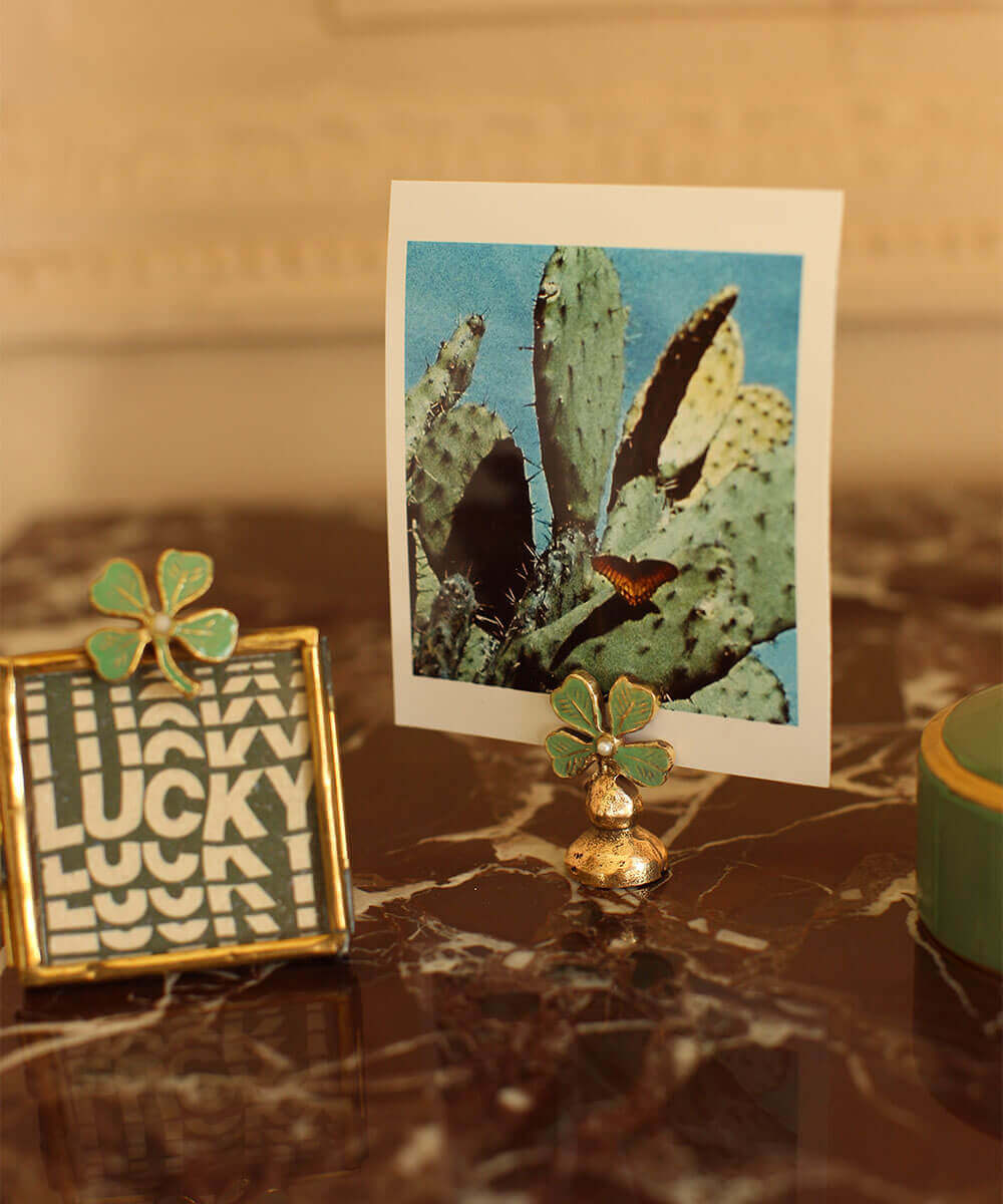 Lucky Clover Card Holder