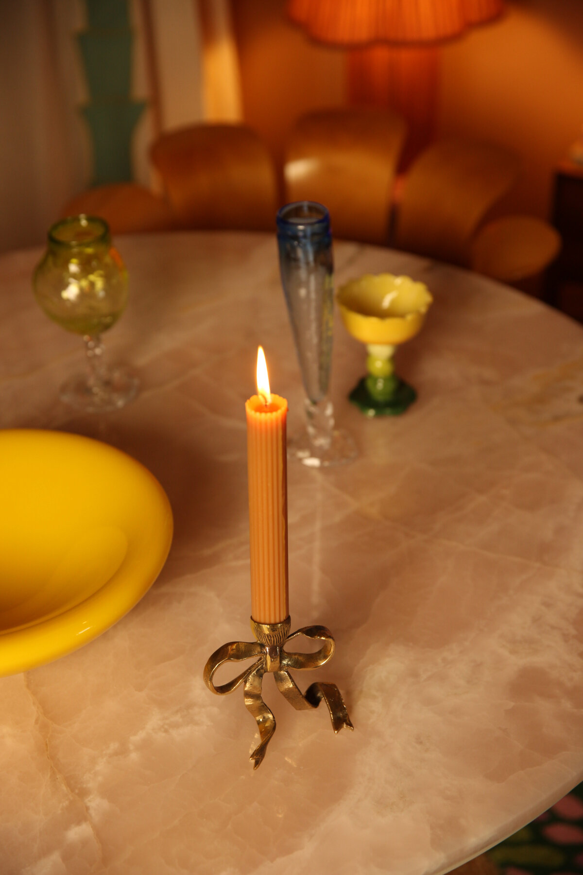 Riley Ribbon Candle Holder