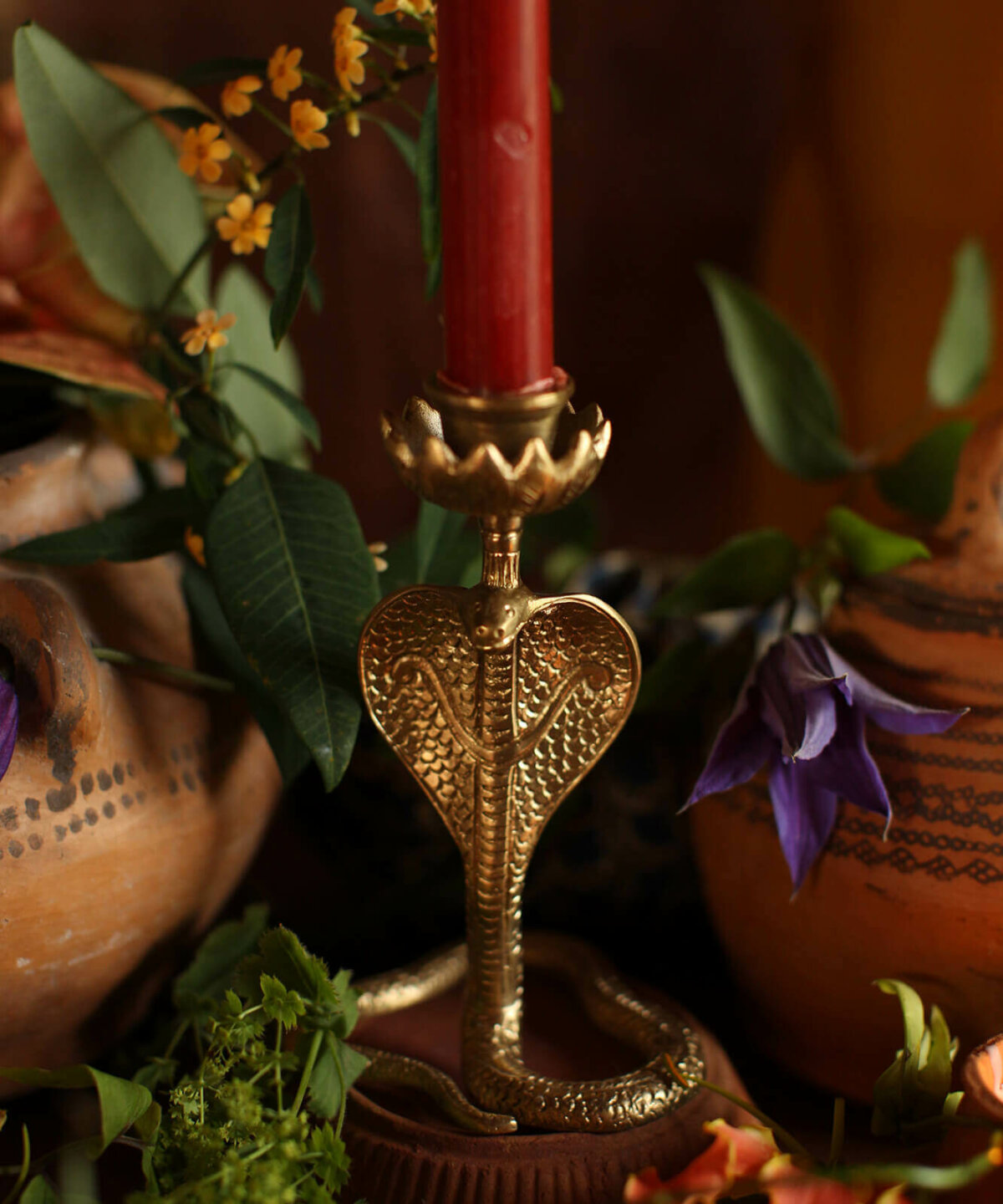 Dakota Snake Candle Holder