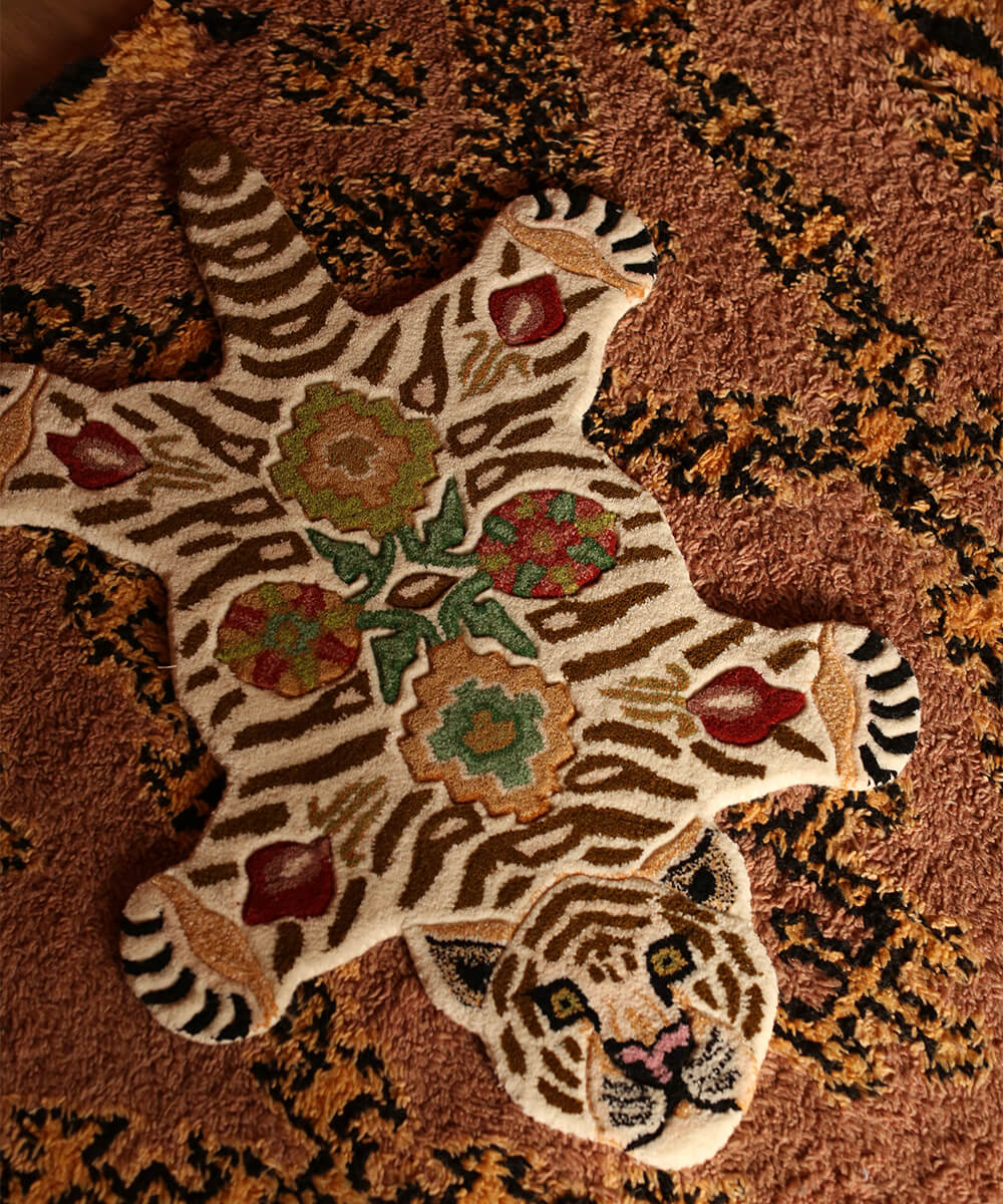 Jill Tiger Rug Small