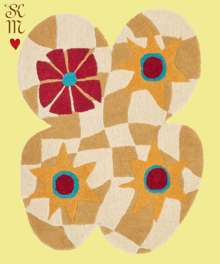 Chunky Check Butterfly Rug XL