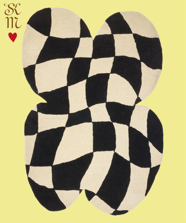 Cleo Checkered Butterfly Rug XL