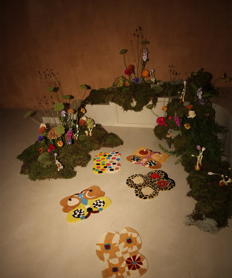 Loony Leopard Butterfly Rug Medium