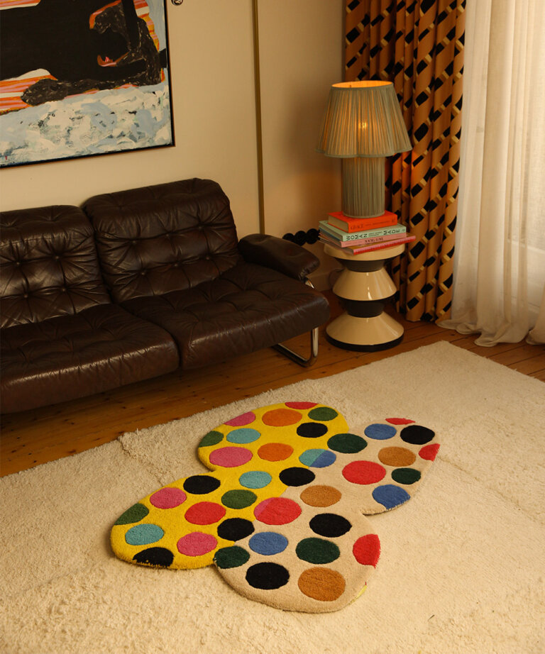 Marley Multi Butterfly Rug Large