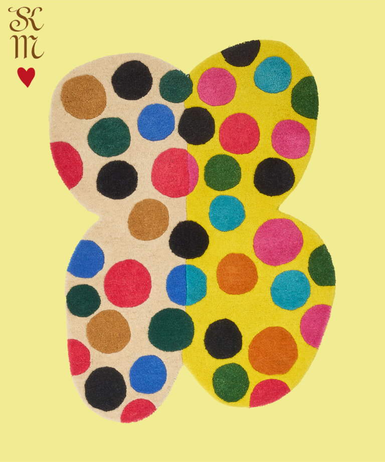 Marley Multi Butterfly Rug Large