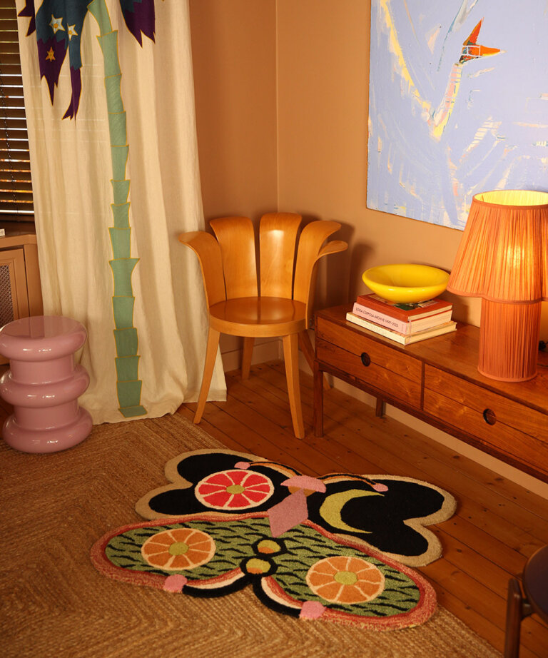 Tip Top Tiger Butterfly Rug XL